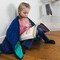 Bouncybands Soft Fleece Weighted 7lb Small Sensory Blanket for Kids, 56in. x 36in. LPWB7BU - alternate 2